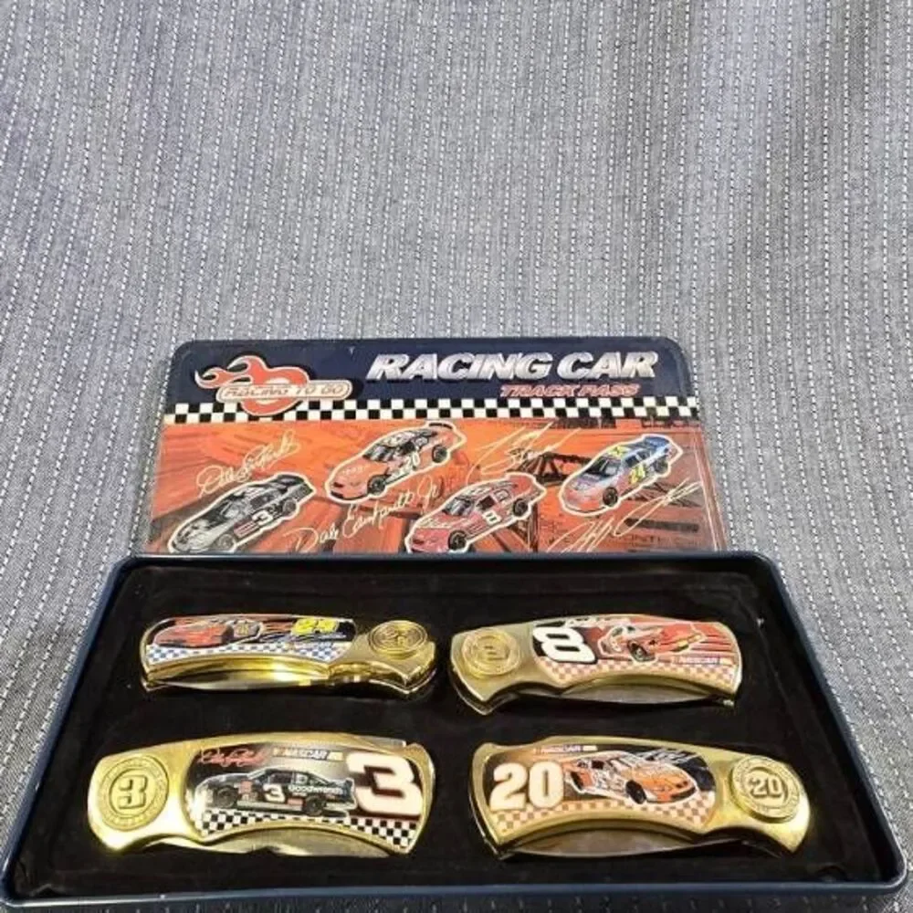 NASCAR Collector's Set of Four Folding Pocket Knives